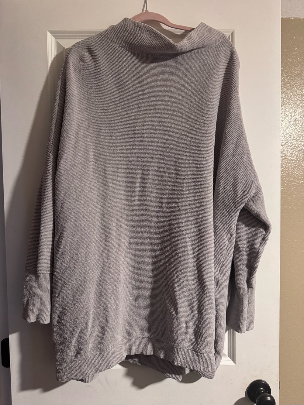 Free People Cowl Neck Oversized Knit Sweater
